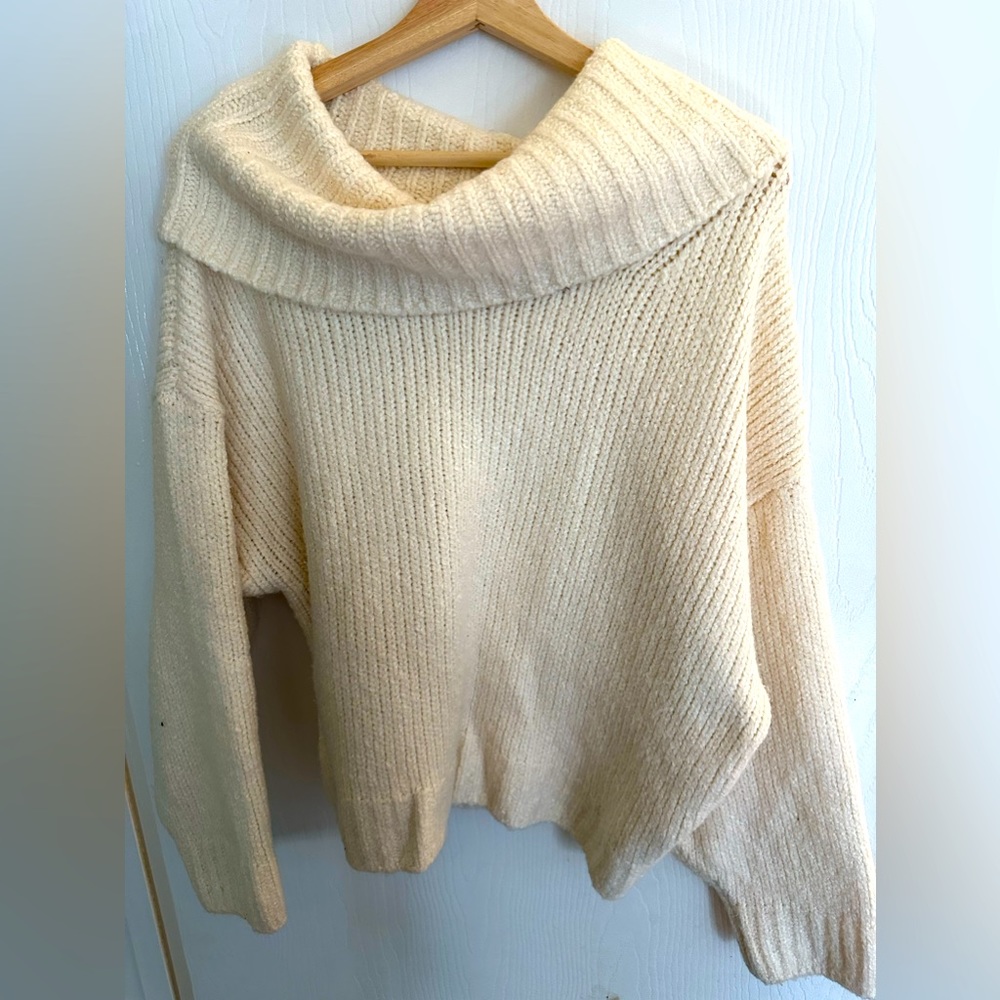 Anthropologie Pilcro cowl neck sweater.